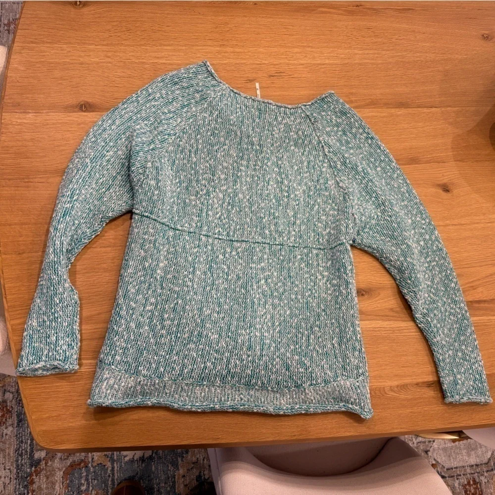 Free People Bright Lights V-Neck Marbled Sweater
